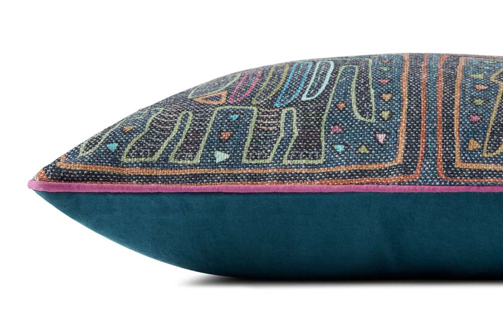 Loloi - PLL0105 Lagoon / Multi 13 x 21 Cover Only Pillow - P092PLL0105LJMLPIL5 veiw 2