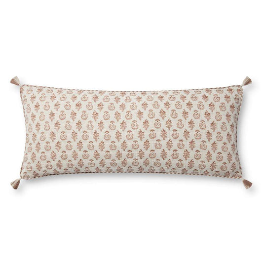 Loloi - PLL0112 Rose / Ivory 13 x 35 Cover w/Poly Pillow - PSETPLL0112ROIVPI29 veiw 2