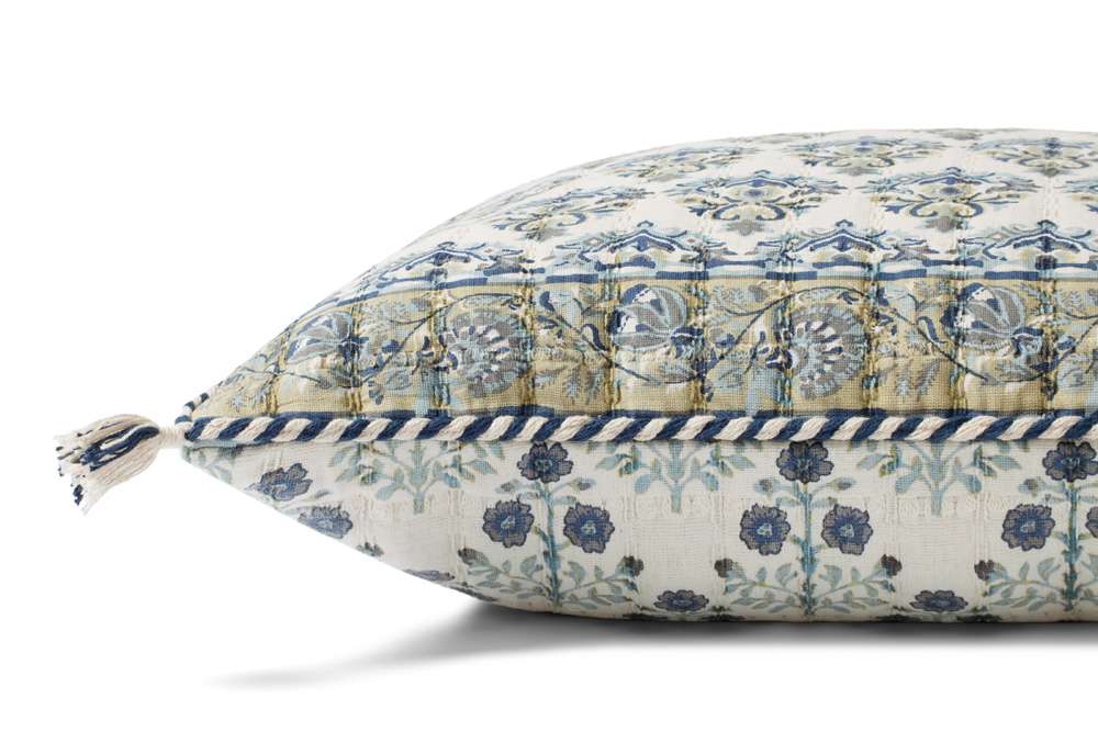 Loloi - PLL0114 Blue / Multi 22 x 22 Cover w/Poly Pillow - PSETPLL0114BBMLPIL3 veiw 3