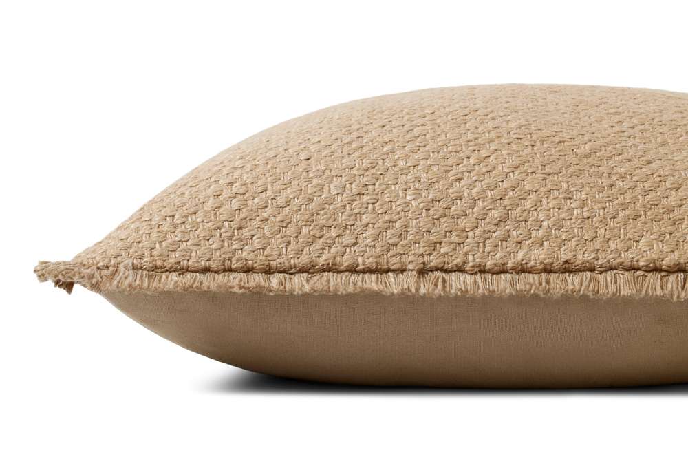 Loloi - PLL0121 Natural 22 x 22 Cover w/Poly Pillow - PSETPLL0121NA00PIL3 veiw 4