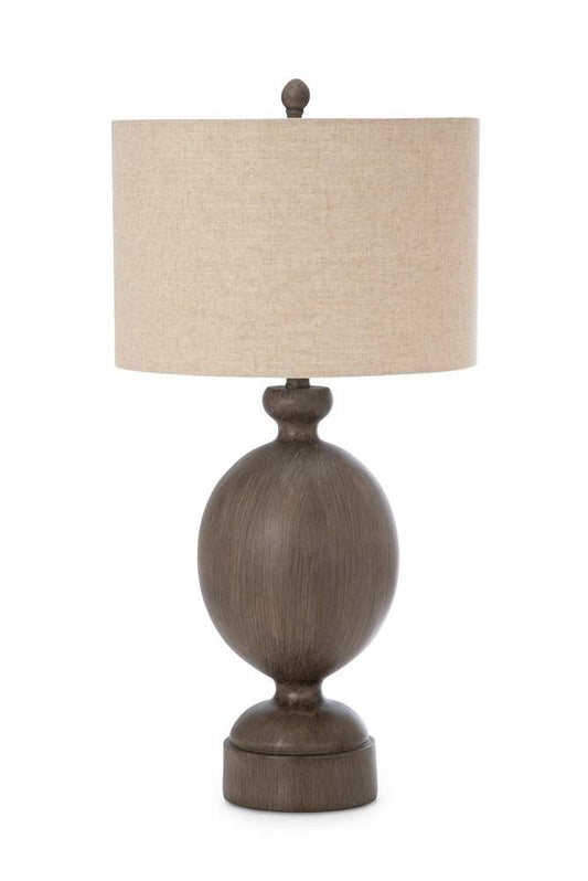 Lux Lighting - Wren 30in Distressed Brown Poly Table Lamp, (Set of 2) - LUX-1202-BROWN veiw 2