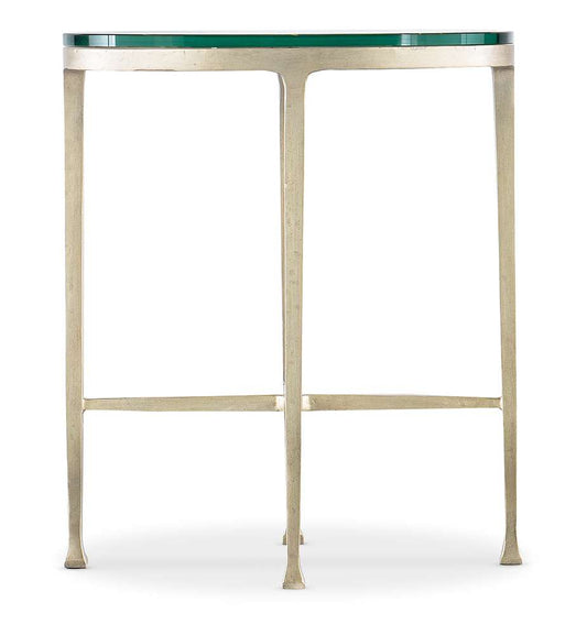 M Furnishings - Cora Glass Top Oval Drink Table - M14-80117-95 veiw 2