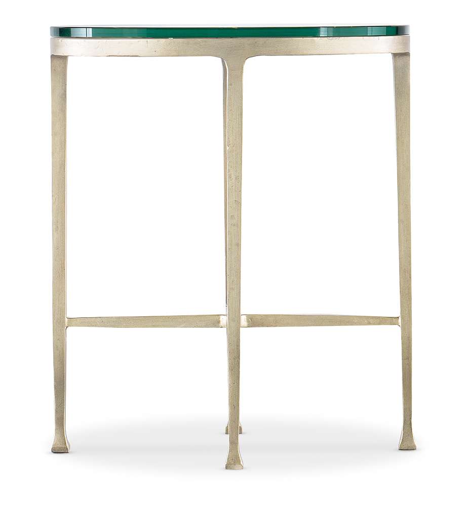 M Furnishings - Cora Glass Top Oval Drink Table - M14-80117-95 veiw 2