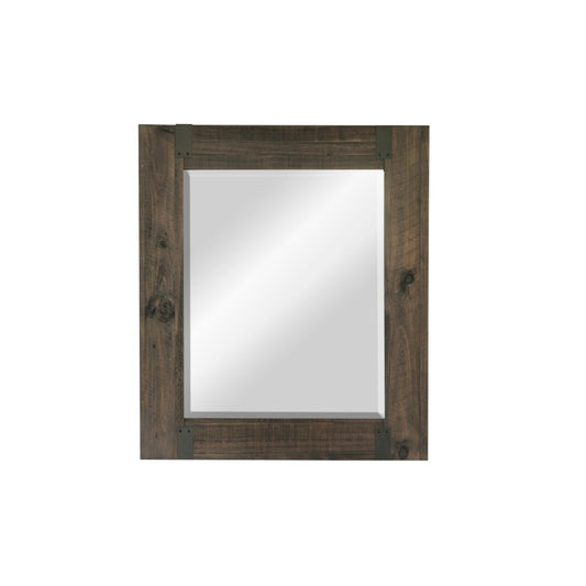 Magnussen - Abington Portrait Mirror in Weathered Charcoal - B3804-42 veiw 2