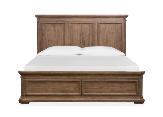 Magnussen - Adler Court Florentine Walnut Queen Panel Bed - B5991-54 view 2