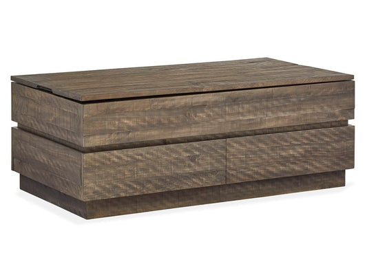 Magnussen - Baisden Tobacco Lift Top Storage Cocktail Table With Accent End Table - T5194-50KIT1 view 2