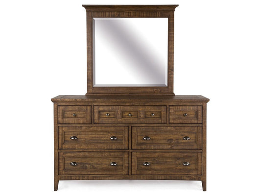 Magnussen - Bay Creek Toasted Nutmeg Drawer Dresser With Landscape Mirror - B4398-2040 view 2