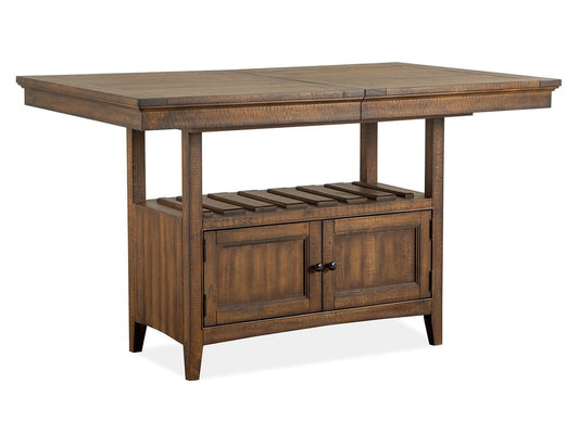 Magnussen - Bay Creek Toasted Nutmeg Extendable Counter Height Dining Table With 4 Counter Chairs - D4398-42-KIT1 view 2