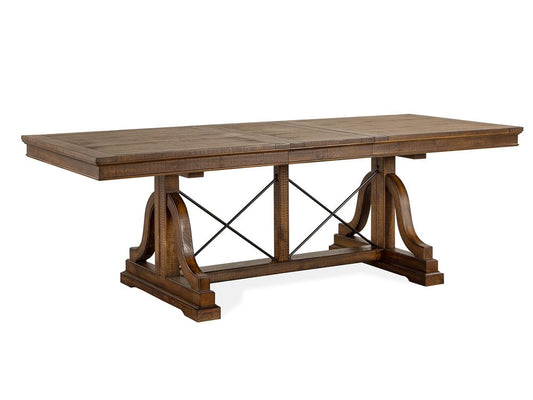 Magnussen - Bay Creek Toasted Nutmeg Extendable Trestle Dining Table With 4 Side Chairs - D4398-25-KIT1 view 2