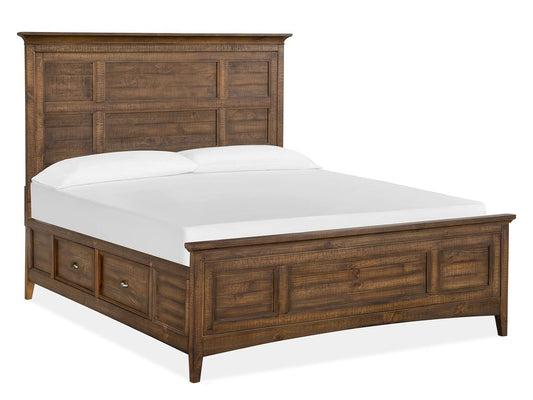 Magnussen - Bay Creek Toasted Nutmeg King Panel Storage Bed With 2 Small Nightstands - B4398-65-KIT8 view 2
