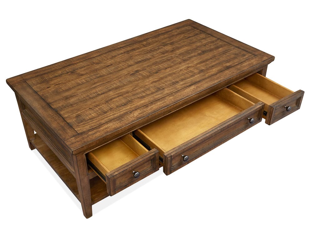 Magnussen - Bay Creek Toasted Nutmeg Rectangular Cocktail Table With Accent End Table - T4398-43KIT1 view 8