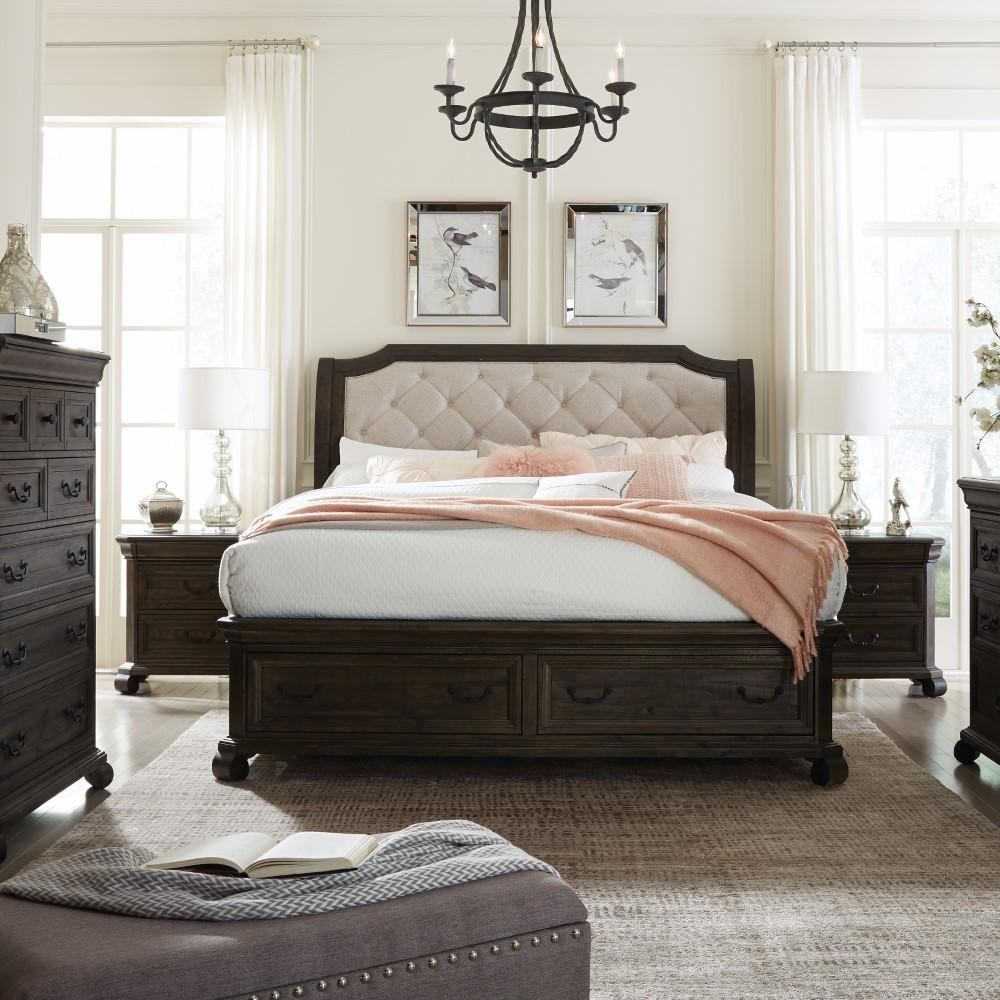Magnussen - Bellamy Complete Cal.King Sleigh Storage Bed - B2491-73 veiw 3