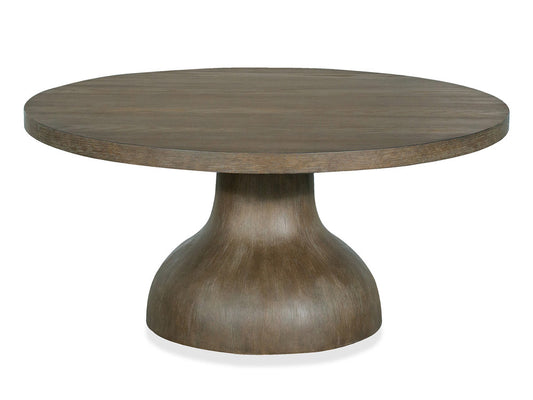 Magnussen - Bosley Lt. Brown Porpoise Round Cocktail Table With 2 End Table And Demilune Console - T5693-45KIT6 view 2