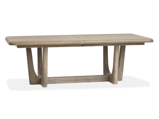 Magnussen - Braelyn Dorian Grey Extendable Trestle Dining Table With 4 Side Chairs 2 Host Chairs And Server - D5874-21-KIT11 view 2