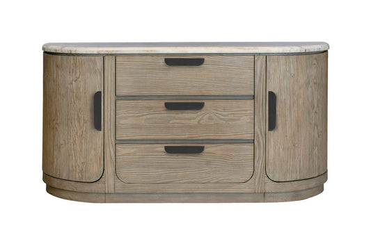 Magnussen - Braelyn Dorian Grey Stone Top Buffet - D5874-14 view 2