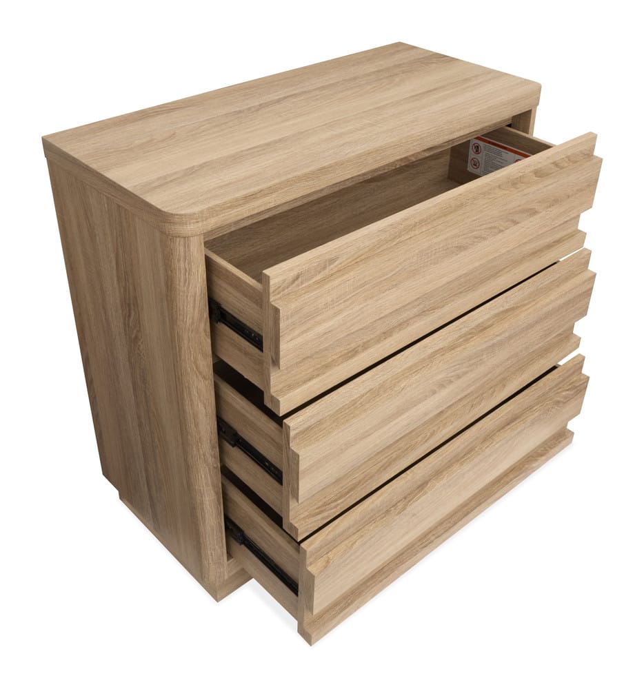 Magnussen - Brentwood Heights Provincial Brown Queen Panel Storage Bed And Single Drawer Dresser With Portrait Mirror - B6381-54A-KIT4 view 8