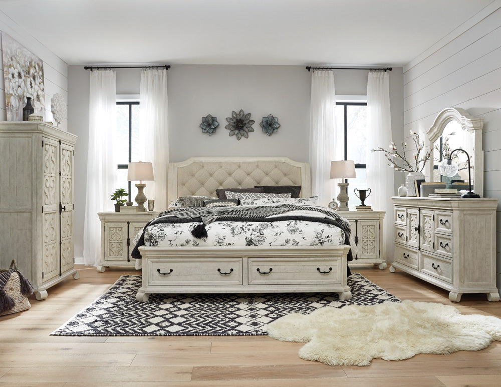 Magnussen - Bronwyn Alabaster Drawer Dresser With Shaped Mirror - B4436-2045 view 9