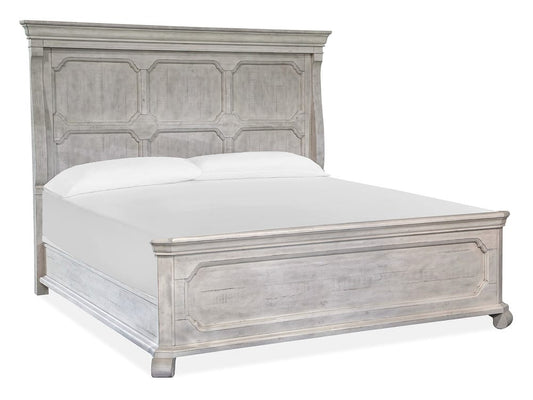 Magnussen - Bronwyn Alabaster Queen Panel Bed And Drawer Dresser With Shaped Mirror - B4436-54-KIT4 view 2