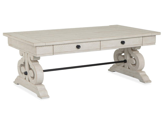 Magnussen - Bronwyn Alabaster Rectangular Cocktail Table With 2 Accent Table - T4436-43KIT2 view 2