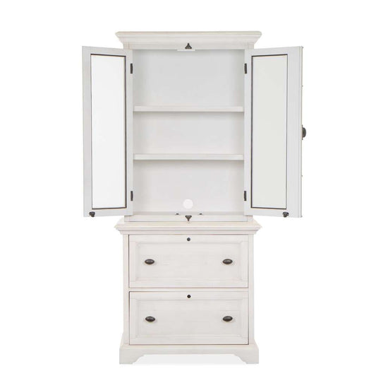 Magnussen - Bronwyn Lateral File with Hutch - H4436-40H veiw 2