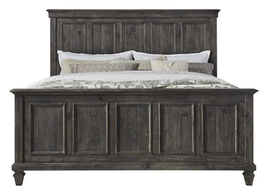 Magnussen - Calistoga Weathered Charcoal King Panel Bed And Drawer Dresser With Landscape Mirror - B2590-64-KIT3 view 2