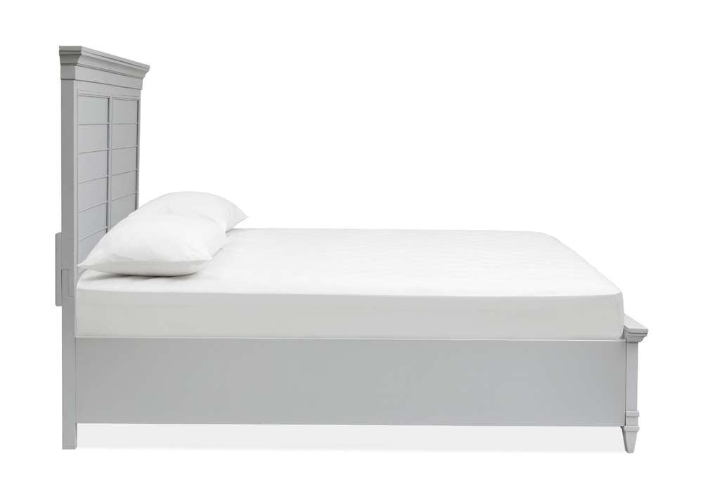 Magnussen - Charleston Complete King Panel Bed - Grey - B5611-64GY veiw 2