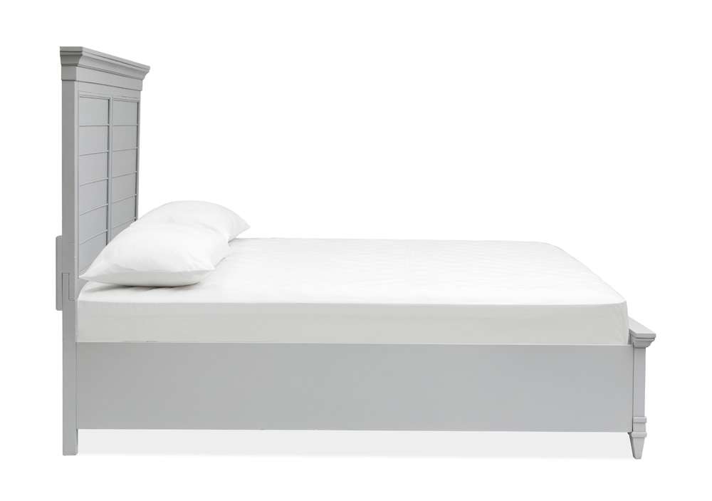 Magnussen - Charleston Complete Queen Panel Storage Bed - Grey - B5611-55GY veiw 2
