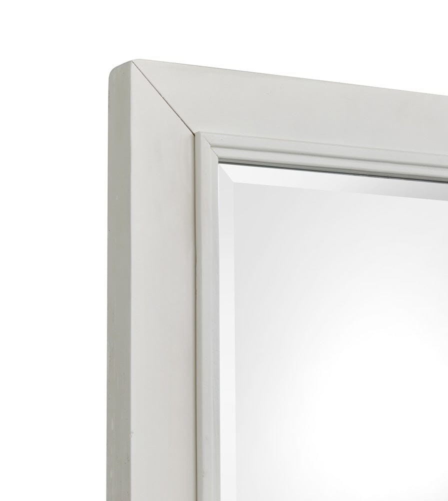 Magnussen - Charleston Harbor Gray And White Dove Grey Drawer Dresser With White Landscape Mirror - B5611-20GY40WH view 10