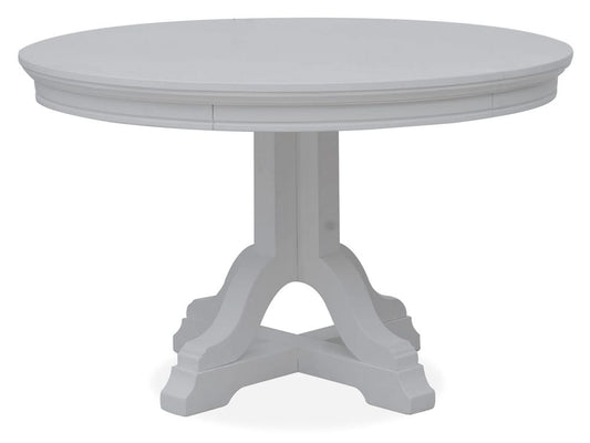 Magnussen - Charleston Harbor Gray Grey Extendable 48" Round Dining Table With 4 Side Chairs And Server - D5611-22GY-KIT2 view 2