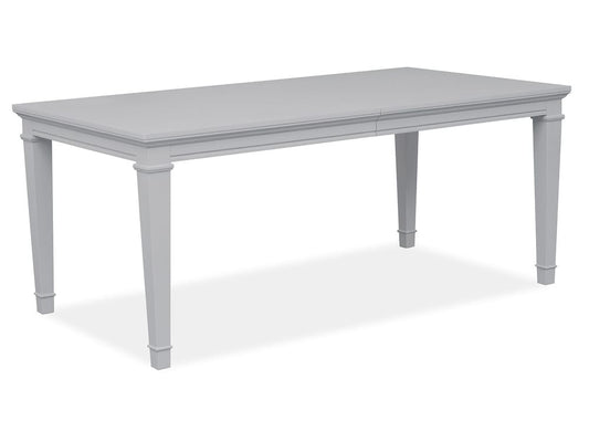 Magnussen - Charleston Harbor Gray Grey Extendable Rectangular Dining Table With 2 Benches 2 Side Chairs And Server - D5611-20GY-KIT12 view 2
