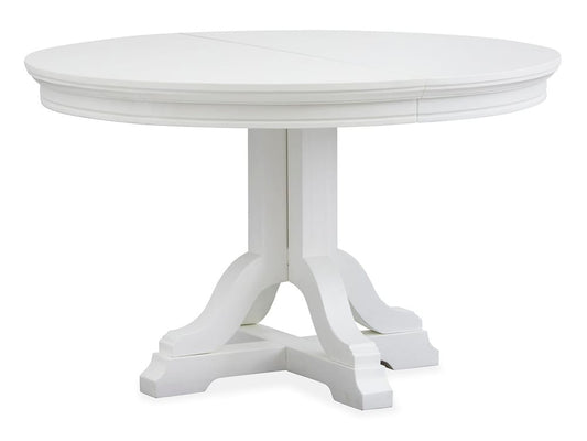 Magnussen - Charleston White Dove White Extendable 48" Round Dining Table With 4 Side Chairs And Server - D5611-22WH-KIT2 view 2