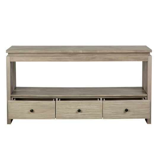 Magnussen - Conrad Stone Harbor Grey Rectangular Sofa Table - T5865-73 view 2