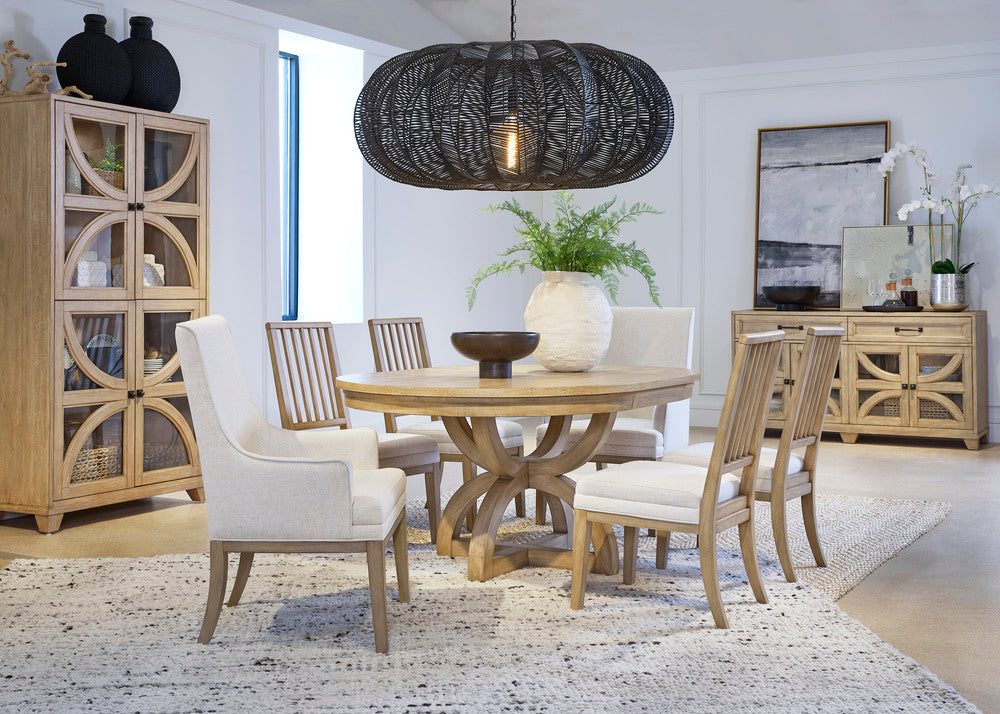 Magnussen - Coventry Honey Maple Extendable 48" Round Dining Table With 4 Side Chairs - D6480-22-KIT1 view 12