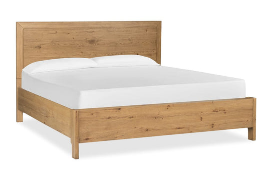 Magnussen - Davenport Rustic Caramel King Panel Bed 2 Nightstands Drawer Dresser With Portrait Mirror And Drawer Chest - B6309-64-KIT5 view 2