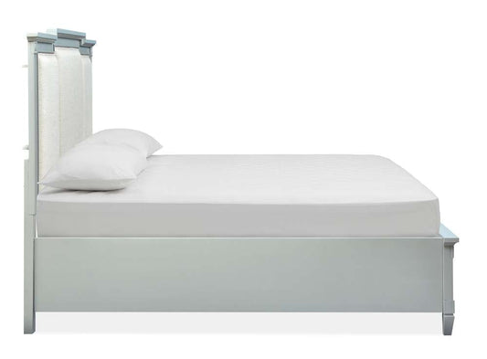 Magnussen - Glenbrook Complete Queen Panel Storage Bed w/Upholstered Headboard - B5668-55A veiw 2