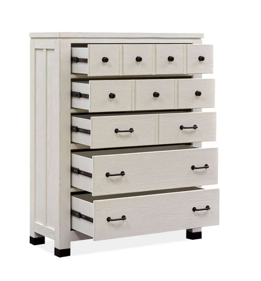 Magnussen - Harper Springs Drawer Chest in Silo White - B5321-10 veiw 2