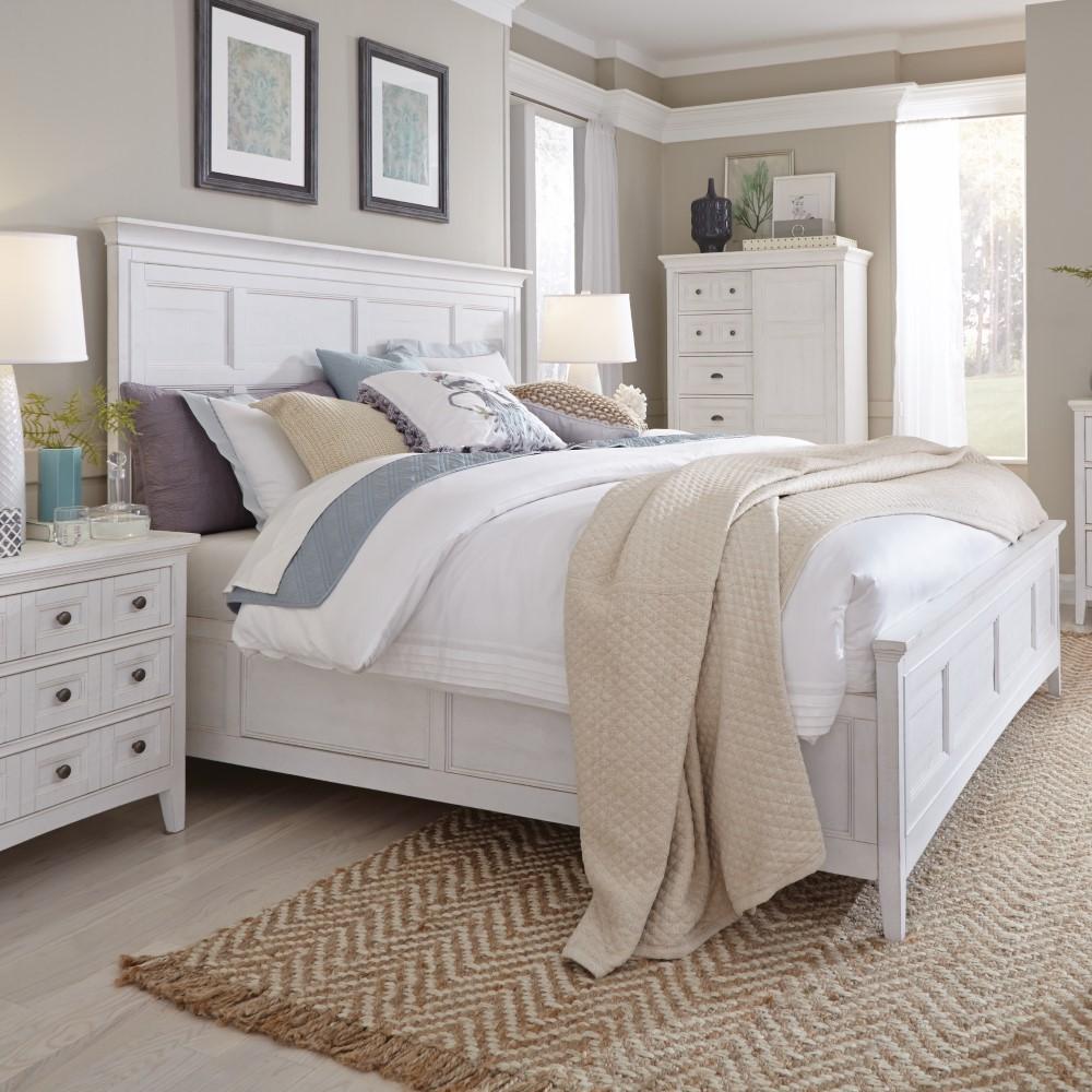 Magnussen - Heron Cove Complete Queen Panel Bed with Regular Rails - B4400-54 veiw 3