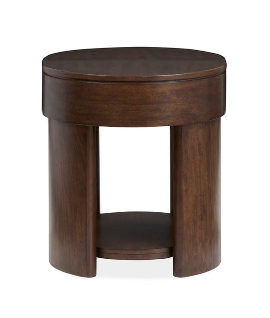 Magnussen - Holloway Toasted Almond Oval End Table - T6501-07 view 2