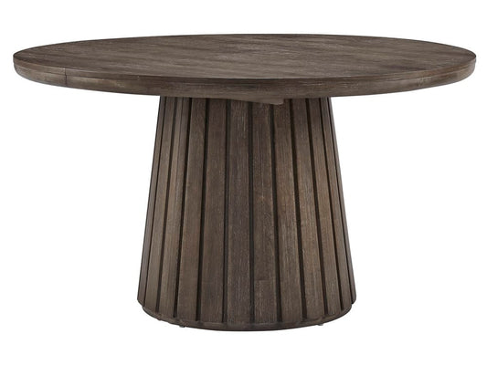 Magnussen - Kavanaugh Weathered Kona Brown Extendable Round Dining Table With 2 Side Chairs And 2 Host Chairs - D5612-24-KIT5 view 2