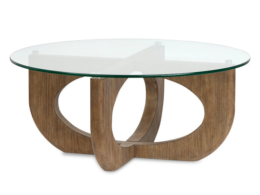 Magnussen - Lainey Almond Round Cocktail Table With 2 End Table And Demilune Sofa Table - T5951-45KIT3 view 2