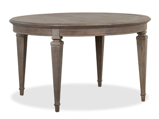 Magnussen - Lancaster Dovetail Grey Extendable Round Dining Table With 4 Side Chairs Server And Dining Cabinet - D4352-25-KIT4 view 2
