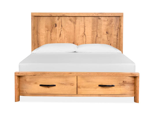 Magnussen - Laramie Honey Wheat California King Panel Storage Bed - B6433-74A view 2