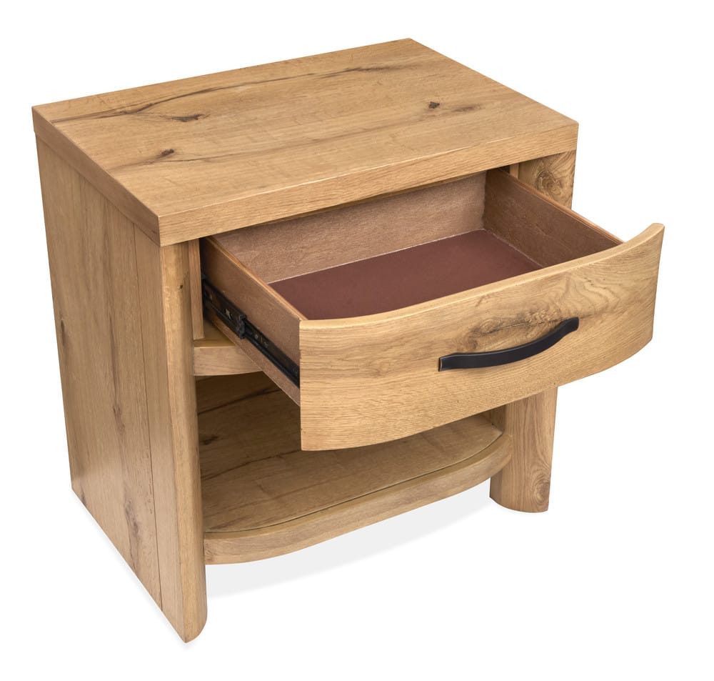 Magnussen - Laramie Honey Wheat California King Panel Storage Bed With 2 Open Nightstands - B6433-74A-KIT8 view 8