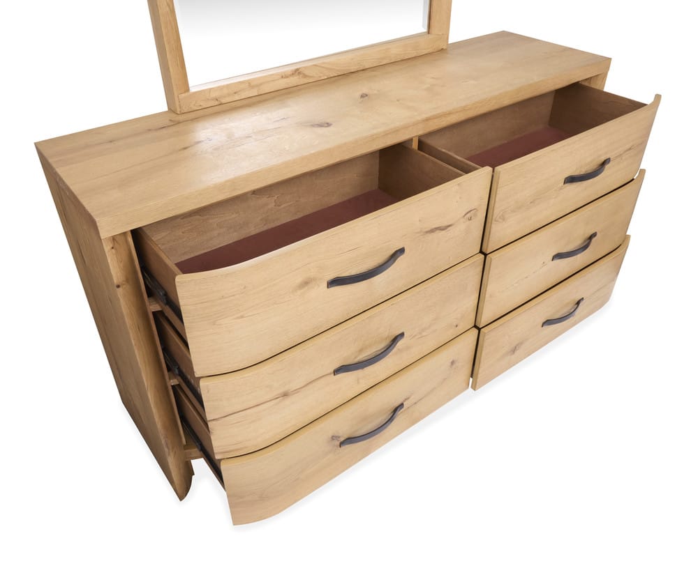 Magnussen - Laramie Honey Wheat Double Drawer Dresser - B6433-22 view 6