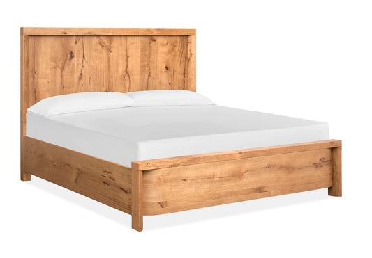 Magnussen - Laramie Honey Wheat King Panel Bed With 2 Open Nightstands - B6433-64-KIT8 view 2