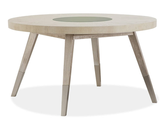 Magnussen - Lenox Acadia White Round Dining Table With 4 Host Chairs - D5490-24-KIT1 view 2