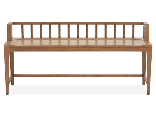 Magnussen - Lindon Belgian Wheat Low Back Arm Bench - D5570-79 view 2