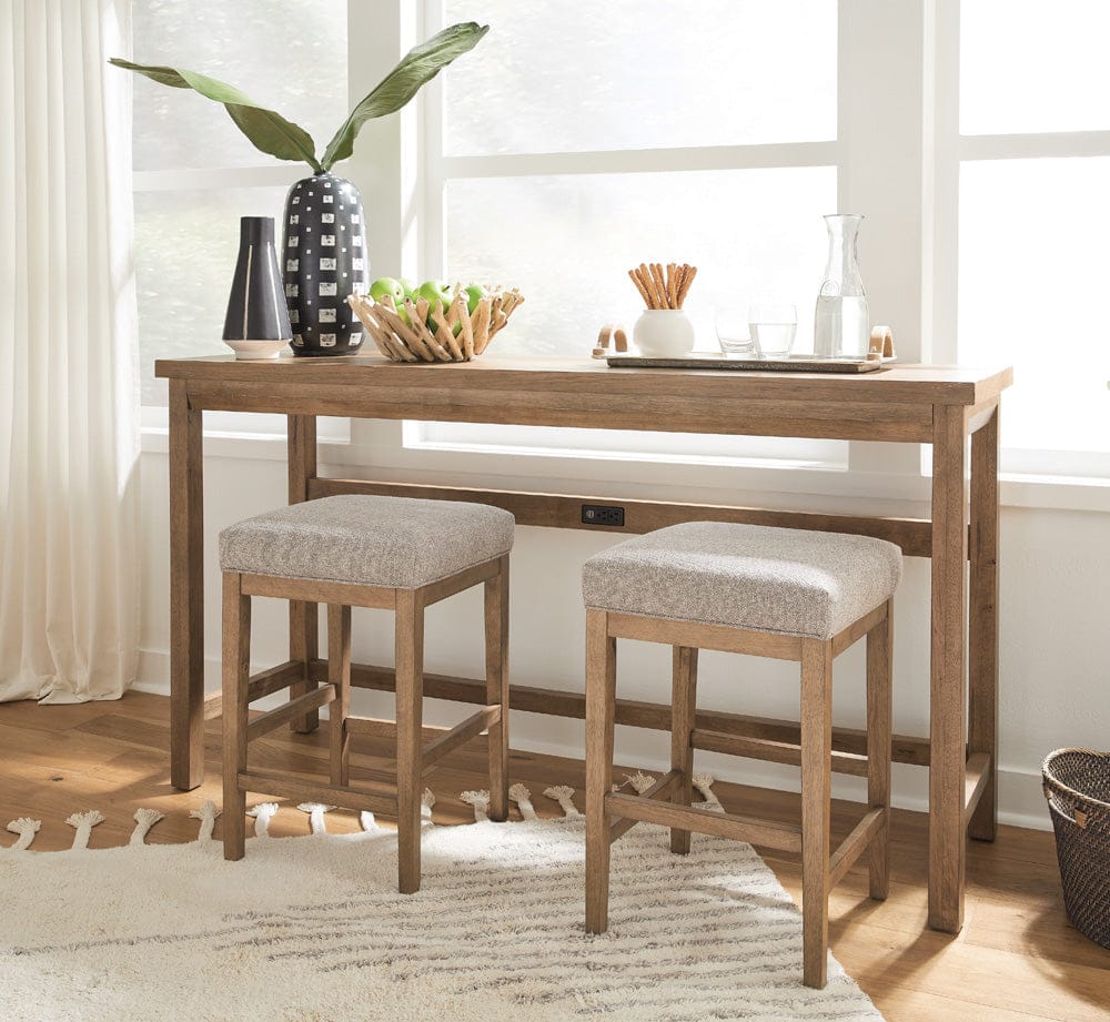 Magnussen - Lindon Belgian Wheat White Upholstered Stool - T5570-38W view 7