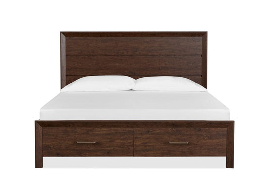 Magnussen - Llewellyn Columbian Walnut Queen Panel Storage Bed - B5907-54A view 2