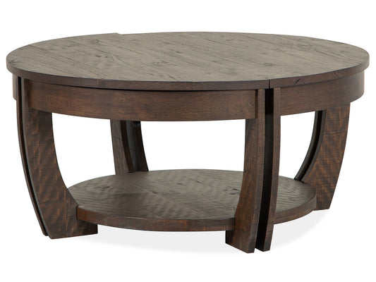 Magnussen - Lyndale Nutmeg Lift Top Storage Cocktail Table With 2 End Table - T5391-50KIT2 view 2